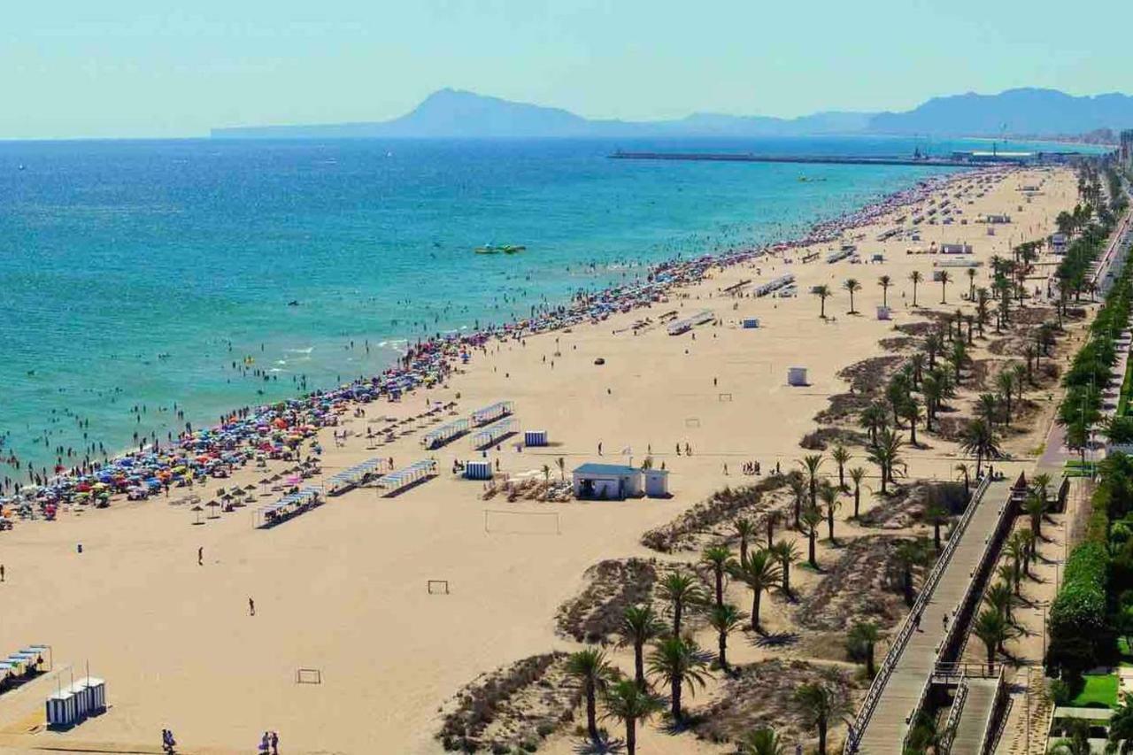 Apartamento Deluxe A 50M De Playa - Aire Wifi Gandia Zewnętrze zdjęcie